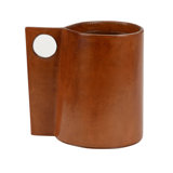 Leather Table Vase