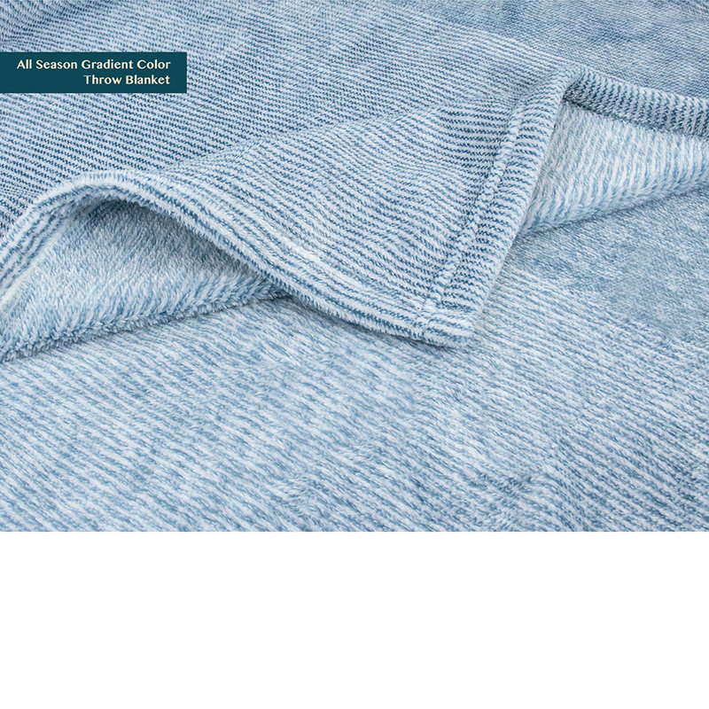 Kids Unisex Gradient Fleece Throw Blanket, 10" x 10"