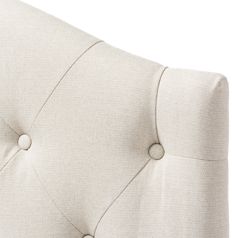 Gatlyn Upholstered Headboard, Light Beige