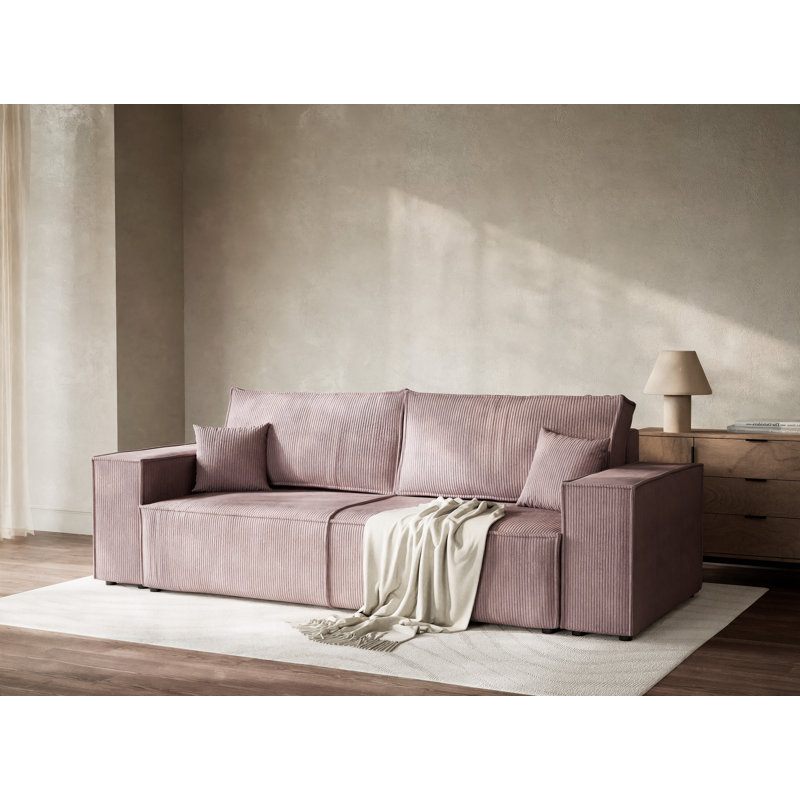 3 Seater Reclining Sofa, Purple