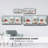Snow Globe Village Collection D- Framed Canvas