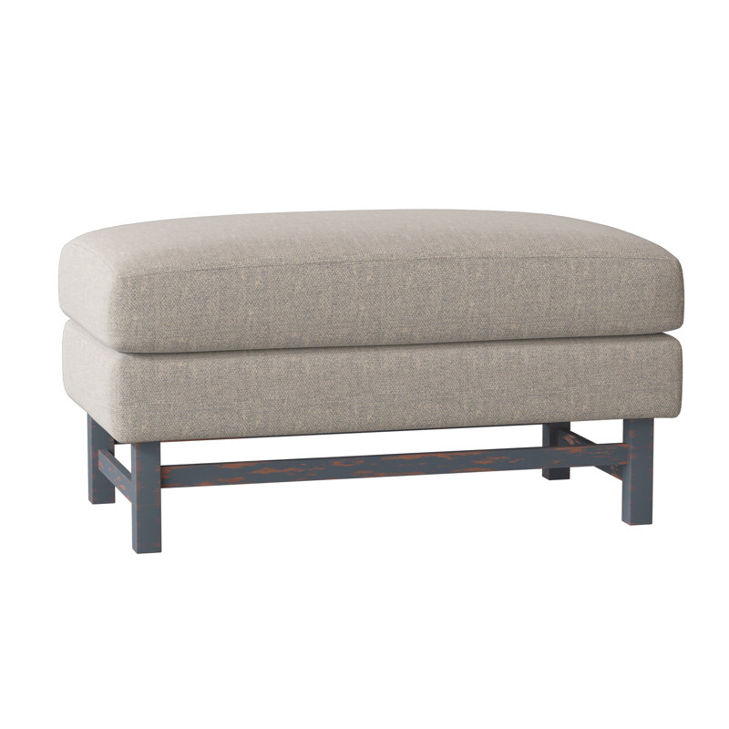 Edward Ottoman, Margaret Uniform, Vintage Ebony