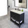 Newterra Concrete Handmade Rectangular Console Bathroom Sink