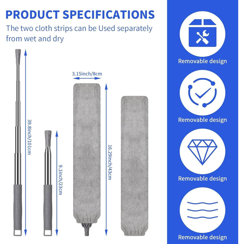 Adjustable Dusters with Replaceable Head