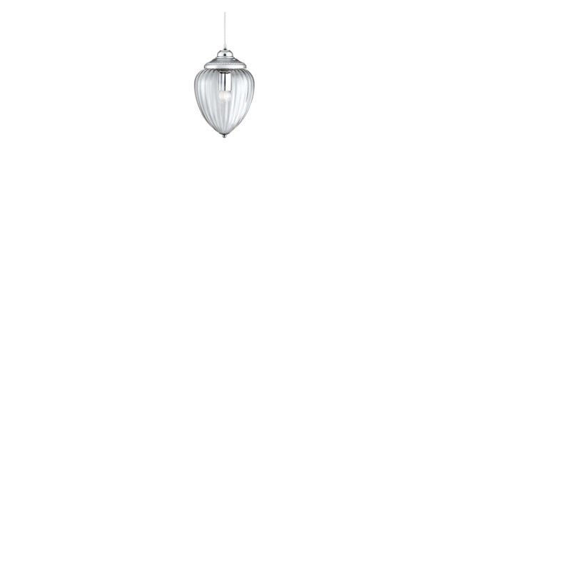 Arquette 1 - Light Teardrop Pendant, Chrome