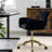 Angelyssa Polyester Blend Gaming Chair Office Chair Desk Chair Vanity Chair-79261851
