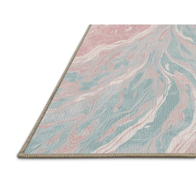 Machine Washable Beige Area Rug