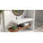 Badeloft 47.2" x 19.6" Rectangular Stone Resin Wall Mounted Bathroom Sink WT-05-A-G in Glossy White-137927621