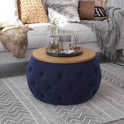 Heavon Velvet Ottoman