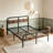 14"King Size Platform Bed Frame With Solid Wood Panel Headboard, No Box Spring Needed, Metal Bed Frame Compatible With All Mattresses, Easy Assembly