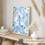 «Floral Winter Blue Flowers», reproduction d'art non encadrée-1842152638