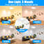 Plafonnier encastré 12 po à DEL 12 pouces, 3600 lumens, 5CCT, 28W, luminaire à DEL écoénergétique pour salon, chambre à coucher et cuisine