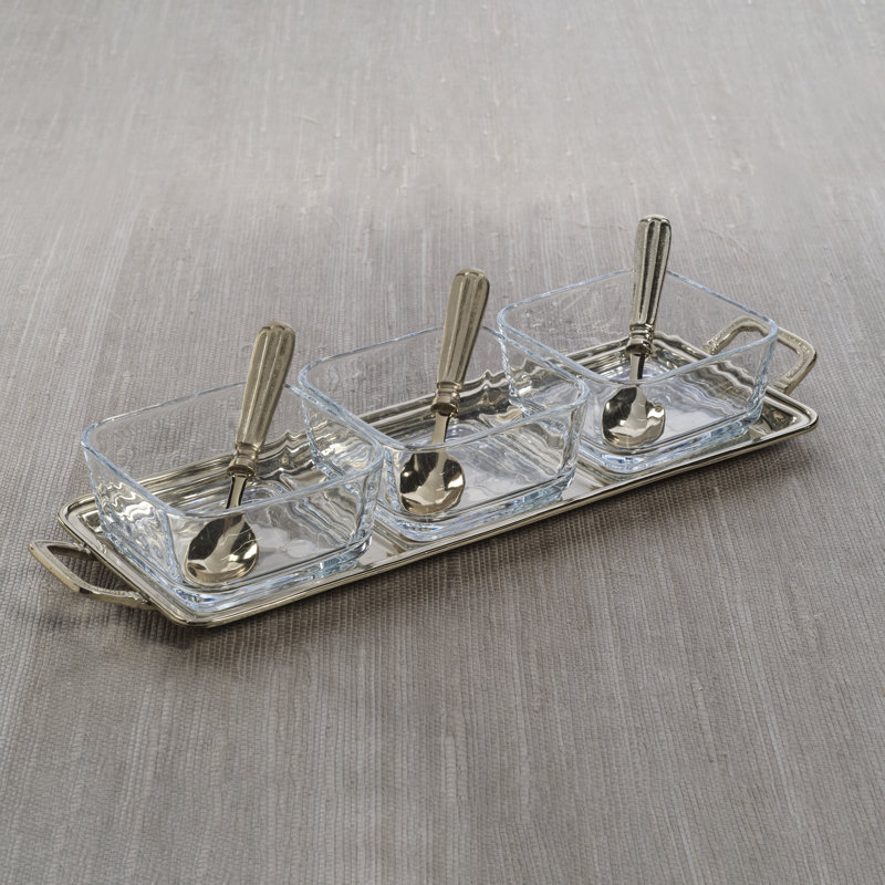 Roussillon Condiment Set with Spoons