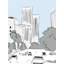 Wilshire Boulevard Print by Deborah Blum-823151918
