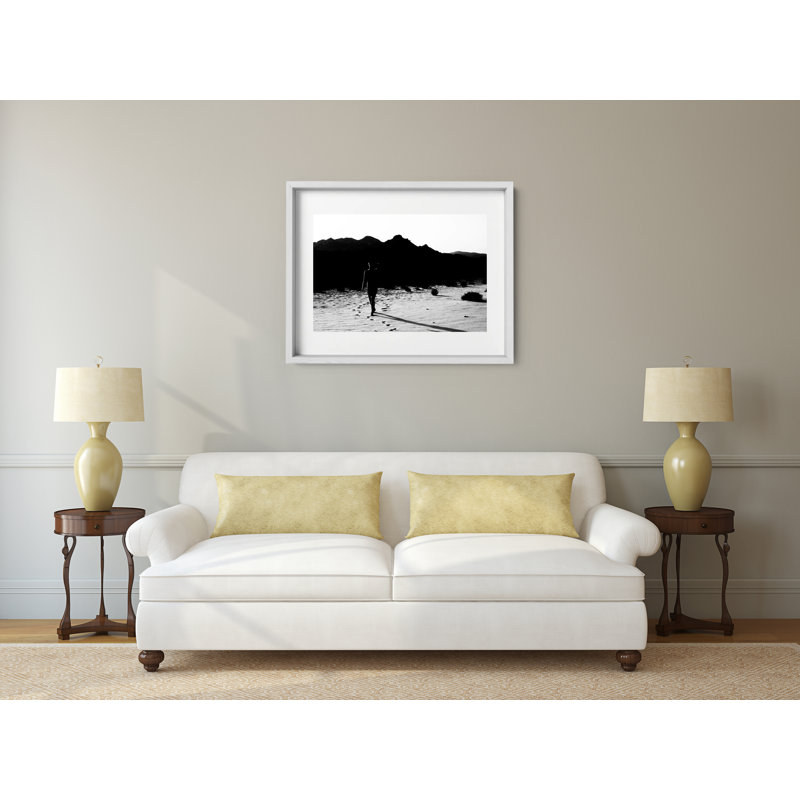 Morricone Print by Joseph Regan, 26" H x 36" W x 0.75" D, White