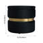 40cm Wide Velvet Cylinder Standard Ottoman with Storage-483360351