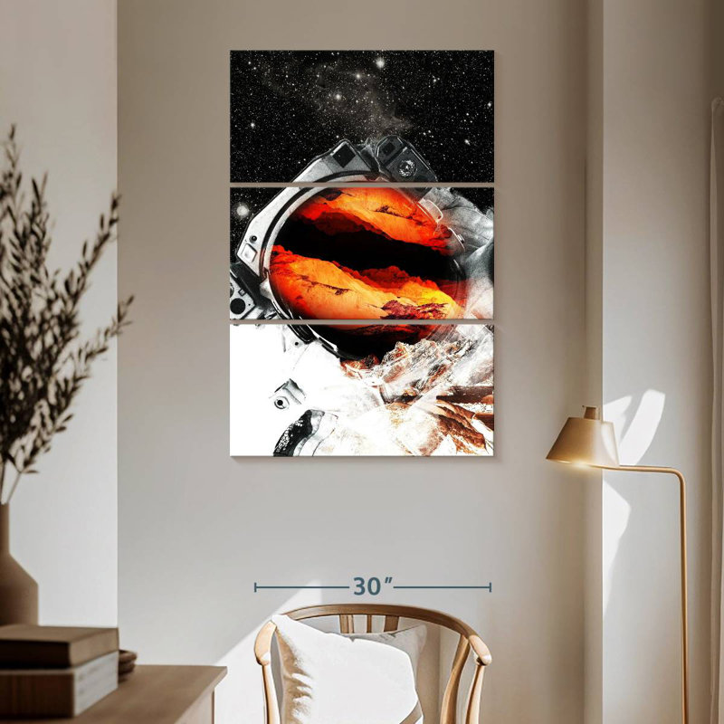 Oberle Mars Odyssey, 65" H x 42" W