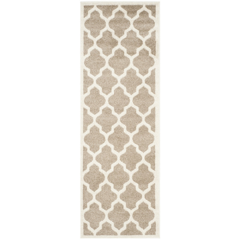 Tapis géométrique Daneya Performance, Tapis de couloir 2 pi 3 po x 9 pi