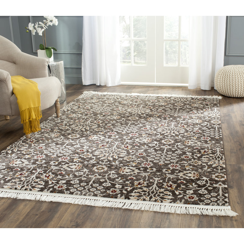 Tapis Zennia Performance Floral, Rectangle 5 pi 1 po x 7 pi 6 po