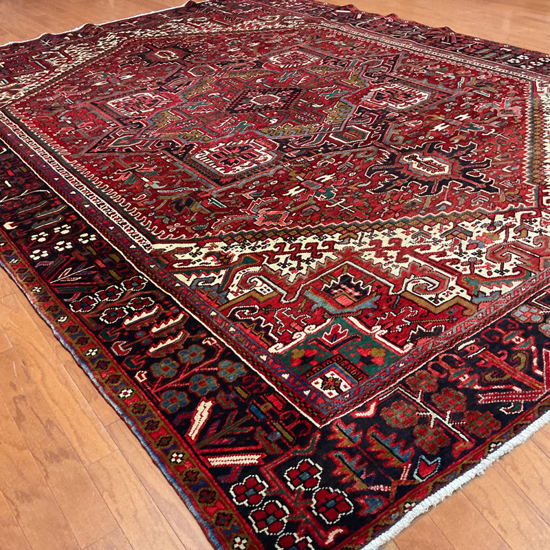 HERAT ORIENTAL Handmade Heriz Wool Rug