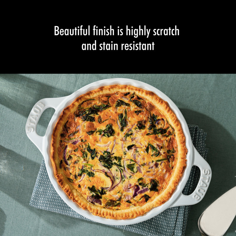 Staub Ceramics 3-piece Mixed Baking Dish Set, White