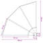 New Patio Balcony Side Awning Collapsible Garden Multi Sizes Multi Colours-132953678