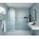Maven 28 in. x 86.75 in. Fully Frameless Arched Fluted Single Fixed Shower Panel