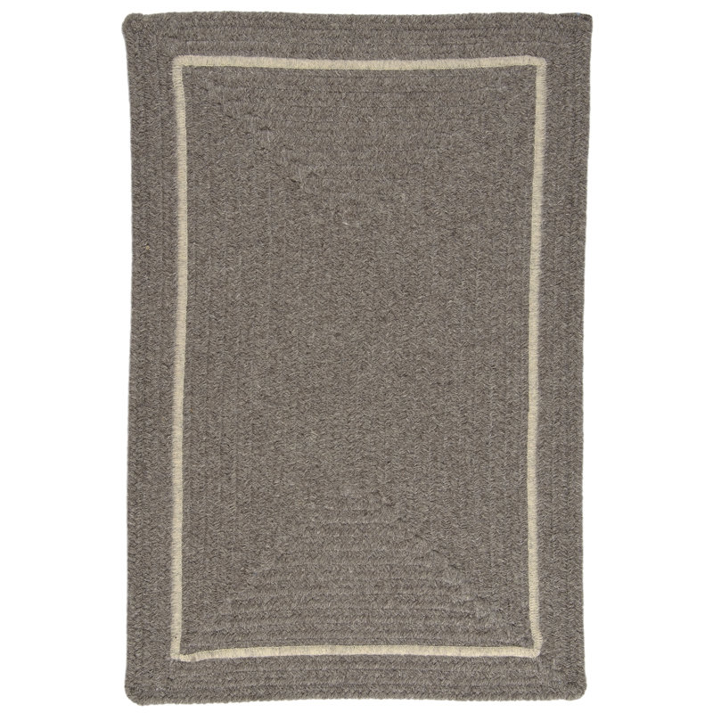 Fike 100% Wool Reversible Area Rug - Rockport Gray, Runner 2' x 12'