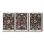 Collection de 3 pièces - DMCXLVI - Collection sur toile tendue sur mesure - 3 pièces-938812259