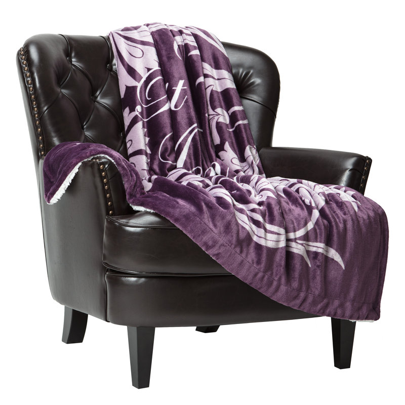Jeté « Best MOM ever », Aubergine