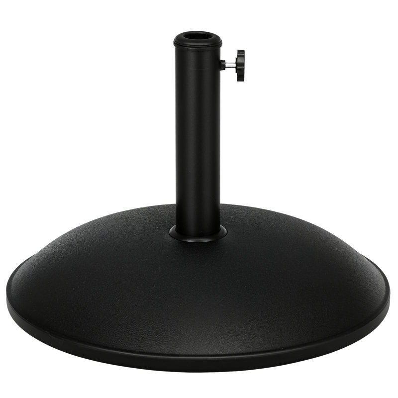 Base de parasol autoportante Keltner, H 13,8 x l 17,7 x P 17,7, Noir