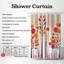 Rideau de douche abstrait Buel-2074457328