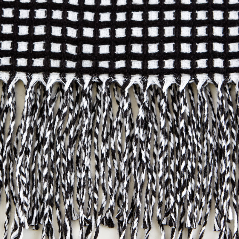 WAFFLE KNIT THROW Waffle Throw Blanket, Gray
