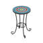 Table d'appoint de patio avec tablette