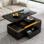 Ensemble de tables basses de luxe convertibles avec rangement intégré-353966161