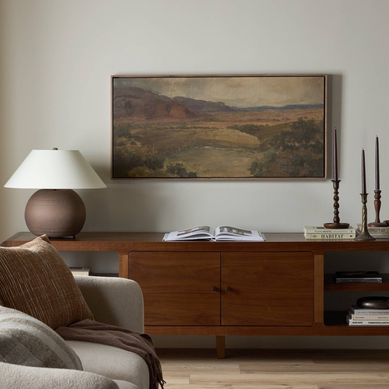 Desert Hues II Painting by Aileen Fitzgerald, 19.5" H x 40" W