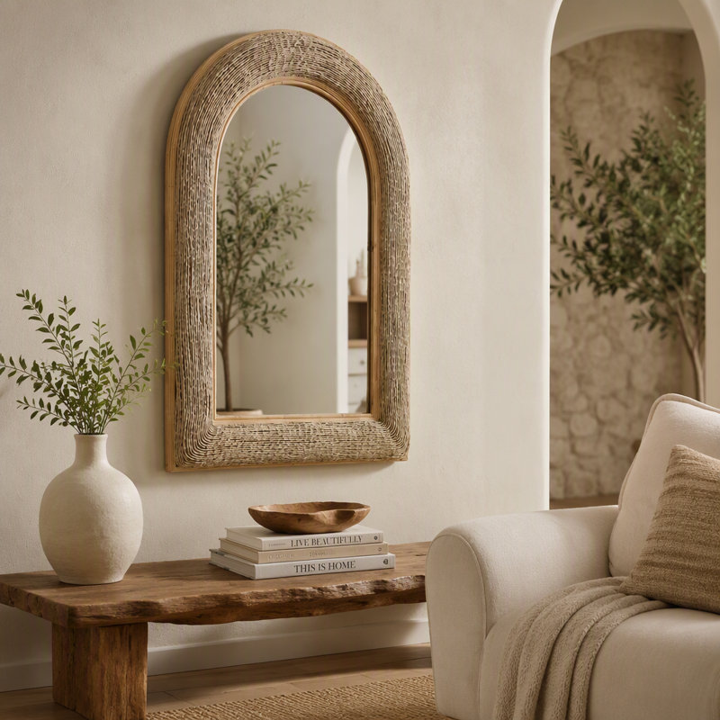 Miroir décoratif tissé, Arche
