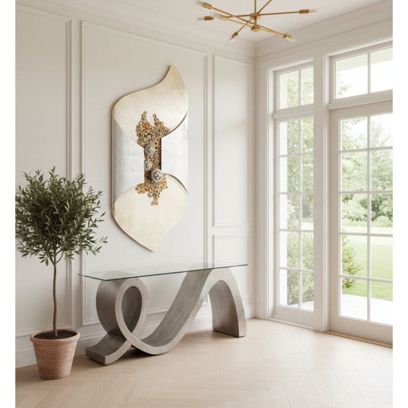 Abstract Wall Decor on Metal