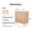 Ensemble de meuble-lavabo simple 30 po Oak