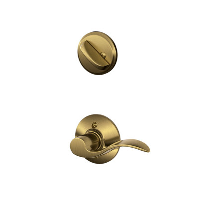 Accent Single Cylinder Interior Lever Set