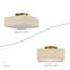Plafonnier semi-encastré 4 lumières Audreona-122725123