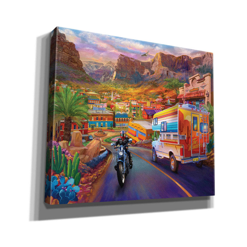 «Southwest Trip» par Bigelow, reproduction d'art sur toile tendue