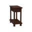Accent Table, End, Side Table, Narrow, Nightstand, Bedroom, Lamp, Storage Drawer, Brown Veneer