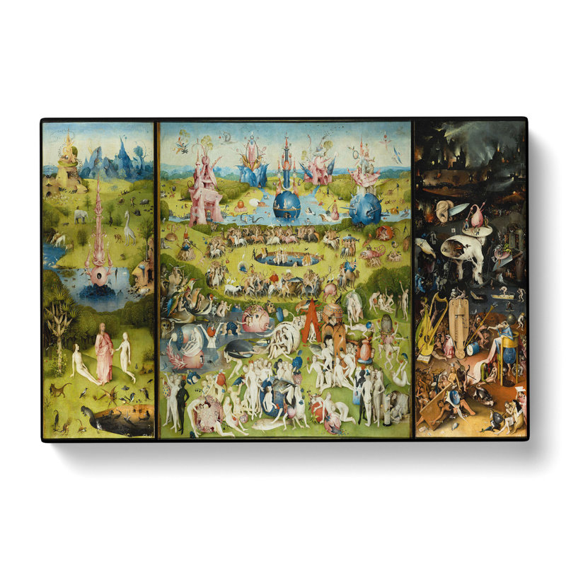 CAN2048CAN The Garden Of Earthly Delights by Hieronymus Bosch - Wrapped Canvas Painting