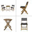 2 chaises + 1 table