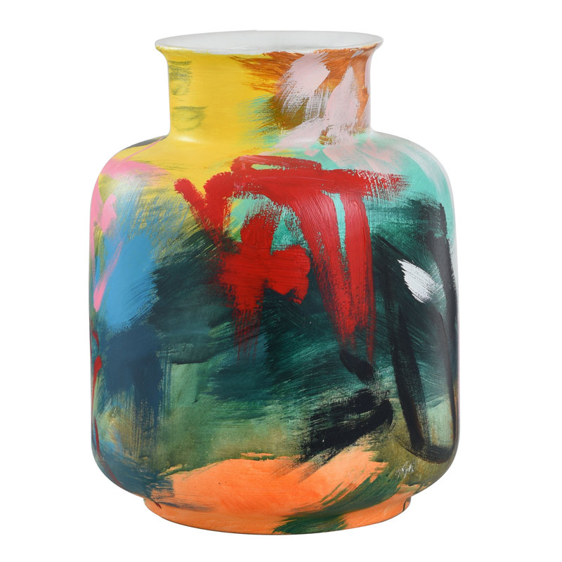 Nevitt Vase - Multi Color Finish on Ceramic