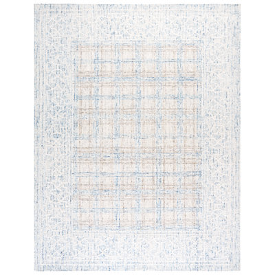 Ebony 276 Hand Tufted Indian Wool Pile Geometric Rug