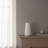 White Ceramic Textured Wavy Vase