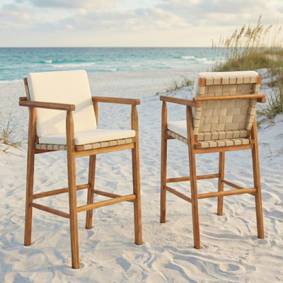 Ensemble de 2 chaises de bar Marcquez