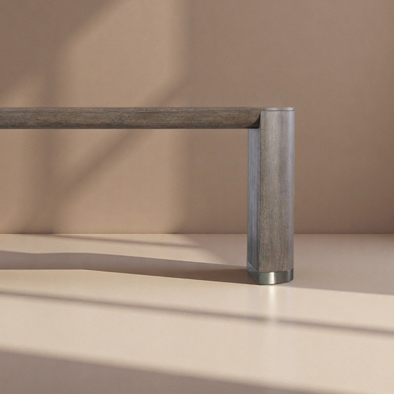 Modern Wood Console Table Entryway, Gris, H 31,5 po x l 70,87 po x P 13,78 po
